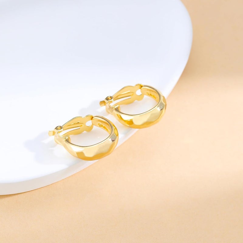 OCCFAE Store Metal Clip On Earrings for Women Non Pierced Dangle Drop Earrings Multiple Styles - Image 5